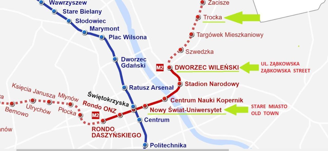 Metro Trocka Apartment Warsawa Bagian luar foto