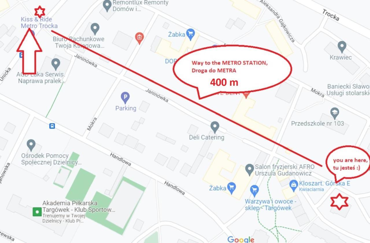 Metro Trocka Apartment Warsawa Bagian luar foto